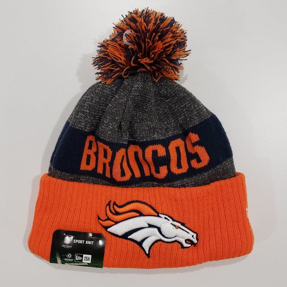 New Era NFL Denver Broncos Cuffed Knit Cap NWT